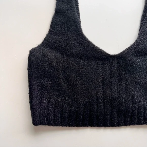 Jonathan Simkhai Black Knit Bralette - Picture 2 of 8